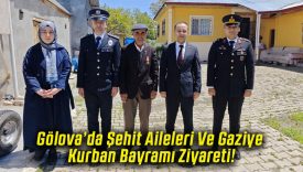Gölova’da Şehit Aileleri Ve Gaziye Kurban Bayramı Ziyareti!