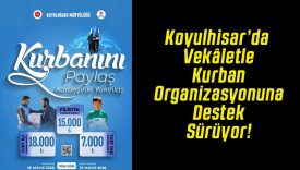 Koyulhisar’da Vekâletle Kurban Organizasyonuna Destek Sürüyor!