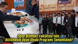 Spor Bilimleri Fakültesi’nde Bütünleşik Oyun Okulu Programı Tamamlandı!